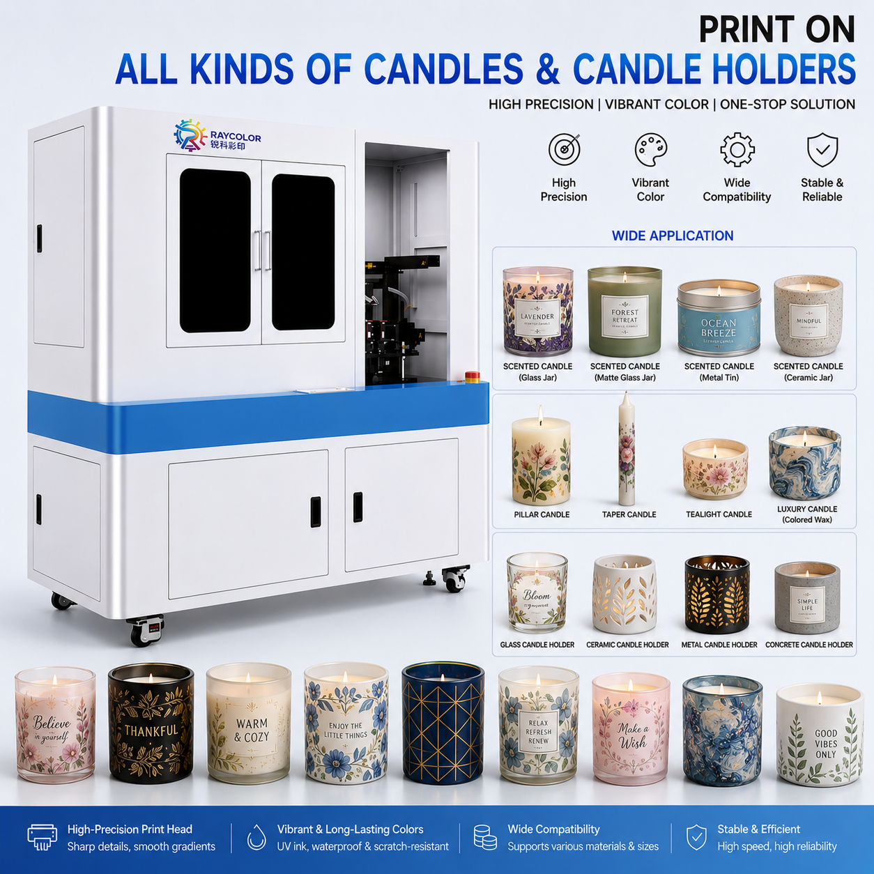 Candle Jar Printer application sample 1