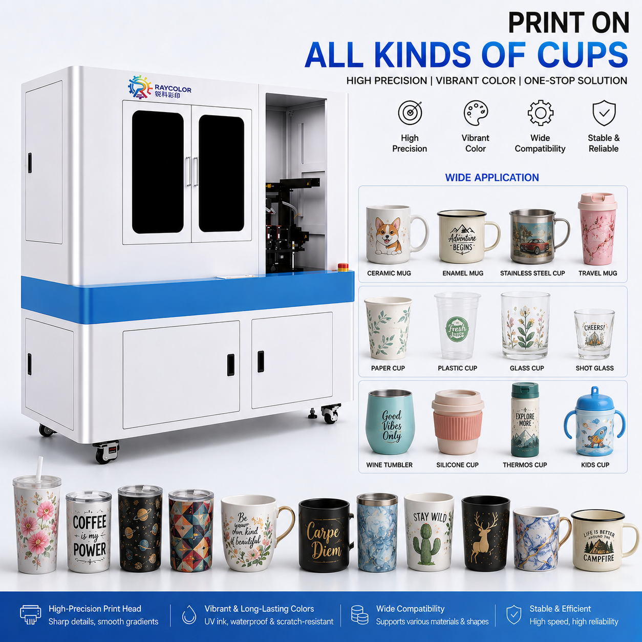 Mug & Cup UV Printer application products
