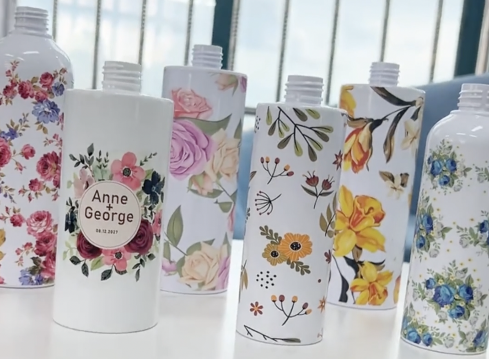 Shampoo Bottle Printer application sample 1