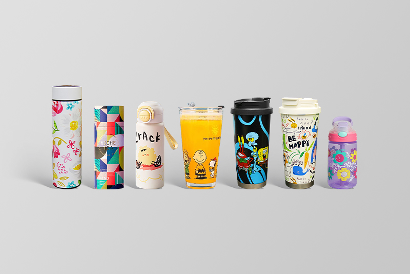 Water Bottle UV Printer application sample 2